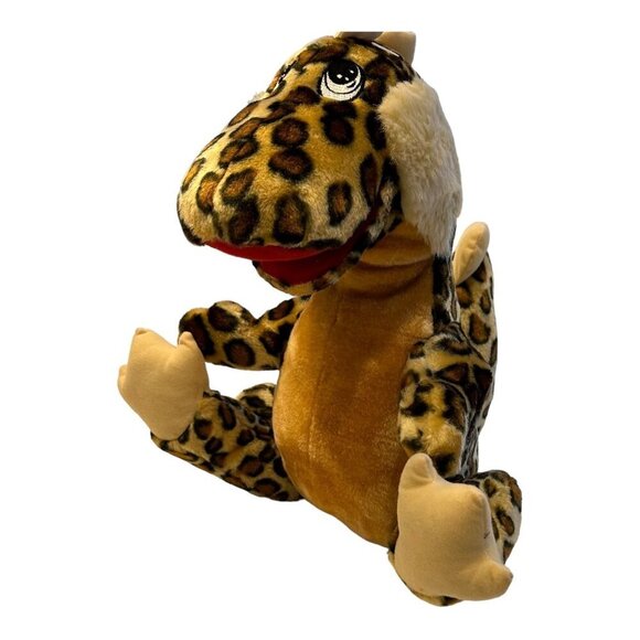 Cheetah Print Dinosaur Plush Stuffed Animal Toy 14 Inch Soft Kids Gift Boy Girl - Picture 14 of 14